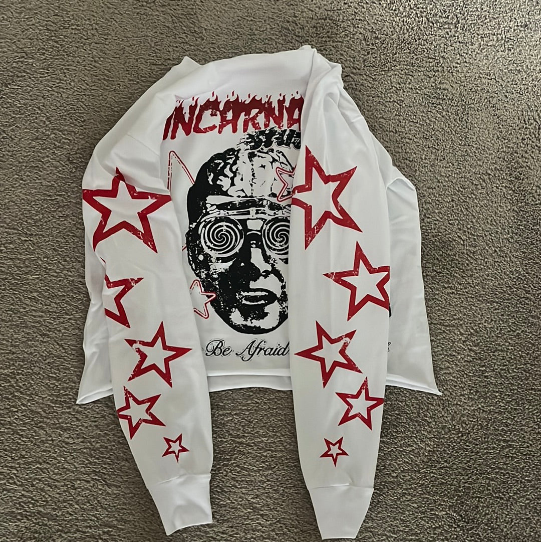 Red Reincarnated long sleeve