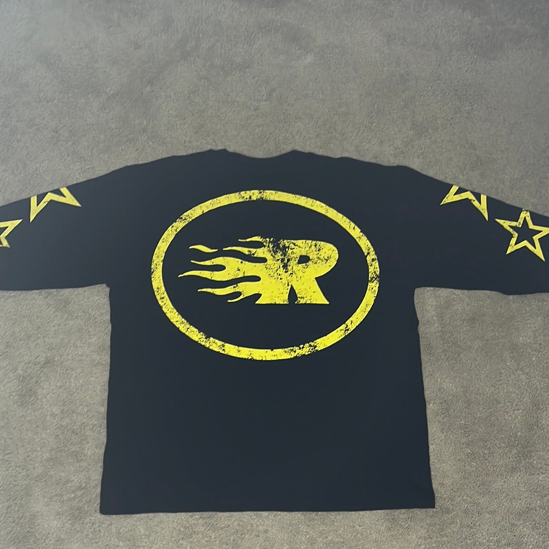 yellow reincarnated long sleeve